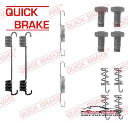 Achat de QUICK BRAKE 105-0622 Kit d'accessoires, mâchoires de frein de stationnement  pas chères