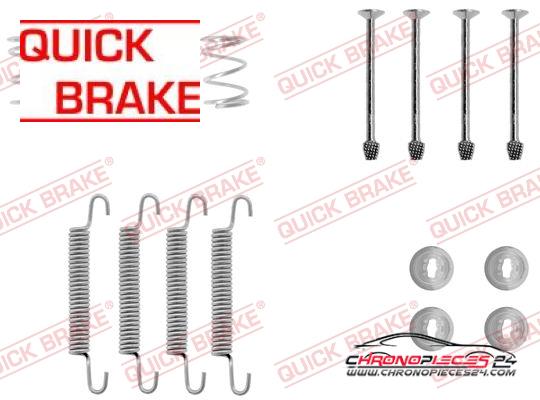 Achat de QUICK BRAKE 105-0711 Kit d'accessoires, mâchoires de frein de stationnement  pas chères