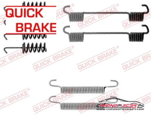 Achat de QUICK BRAKE 105-0775 Kit d'accessoires, mâchoires de frein de stationnement  pas chères