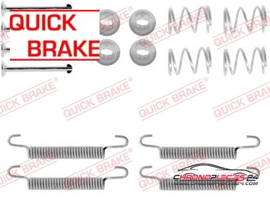 Achat de QUICK BRAKE 105-0791 Kit d'accessoires, mâchoires de frein de stationnement  pas chères