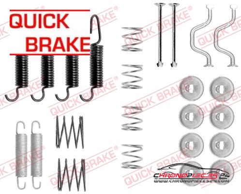 Achat de QUICK BRAKE 105-0816 Kit d'accessoires, mâchoires de frein de stationnement  pas chères