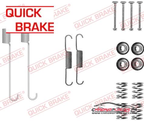 Achat de QUICK BRAKE 105-0848 Kit d'accessoires, mâchoires de frein de stationnement  pas chères