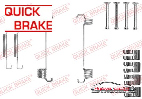 Achat de QUICK BRAKE 105-0851 Kit d'accessoires, mâchoires de frein de stationnement  pas chères