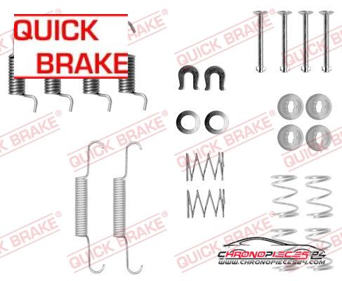 Achat de QUICK BRAKE 105-0871 Kit d'accessoires, mâchoires de frein de stationnement  pas chères