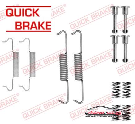 Achat de QUICK BRAKE 105-0877 Kit d'accessoires, mâchoires de frein de stationnement  pas chères
