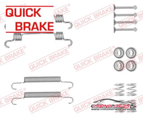 Achat de QUICK BRAKE 105-0887 Kit d'accessoires, mâchoires de frein de stationnement  pas chères