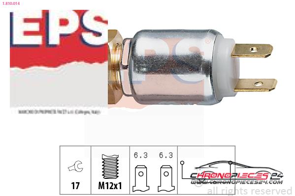 Achat de EPS 1.810.014 Interrupteur des feux de freins pas chères