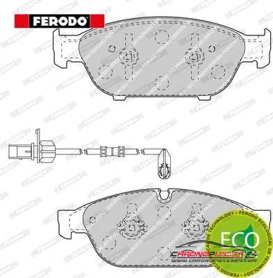 Achat de FERODO FDB4397 Kit de plaquettes de frein, frein à disque pas chères