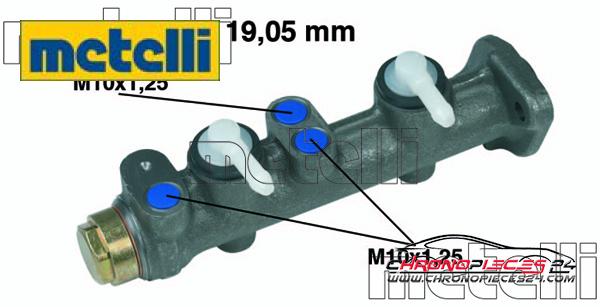 Achat de METELLI 05-0021 Maître-cylindre de frein pas chères