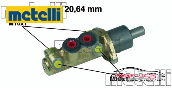 Achat de METELLI 05-0039 Maître-cylindre de frein pas chères