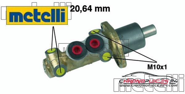 Achat de METELLI 05-0059 Maître-cylindre de frein pas chères