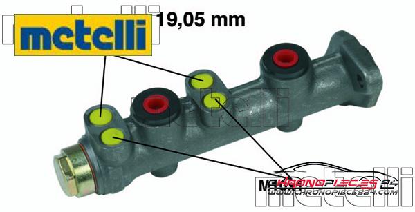 Achat de METELLI 05-0150 Maître-cylindre de frein pas chères