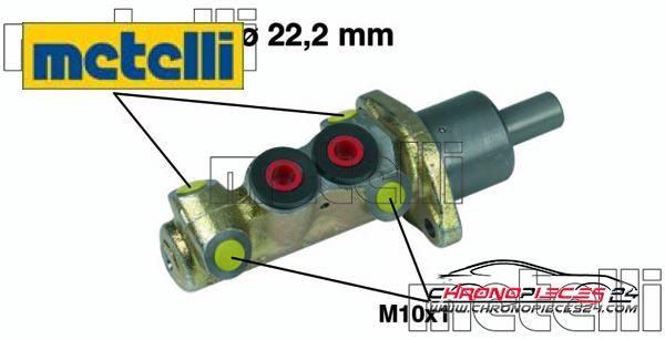 Achat de METELLI 05-0196 Maître-cylindre de frein pas chères