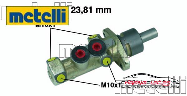 Achat de METELLI 05-0299 Maître-cylindre de frein pas chères