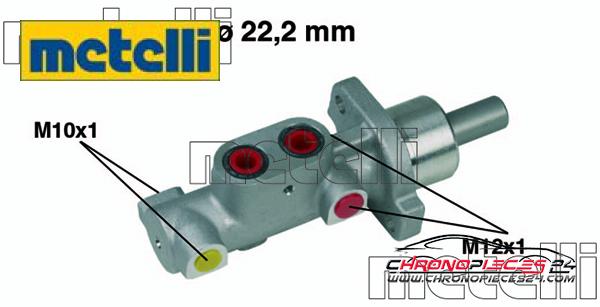 Achat de METELLI 05-0359 Maître-cylindre de frein pas chères