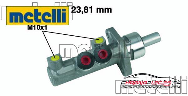 Achat de METELLI 05-0412 Maître-cylindre de frein pas chères