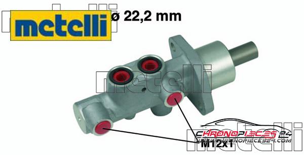 Achat de METELLI 05-0542 Maître-cylindre de frein pas chères