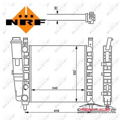 Achat de NRF 58730 Radiateur, refroidissement du moteur pas chères