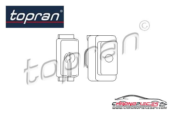 Achat de TOPRAN 109 716 Tirette à câble, commande d'embrayage pas chères