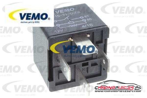 Achat de VEMO V15-71-0002 Relais,  chasse du ventilateur de radiateur pas chères