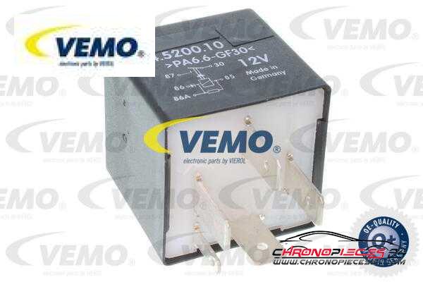 Achat de VEMO V15-71-0017 Relais, pompe à carburant pas chères